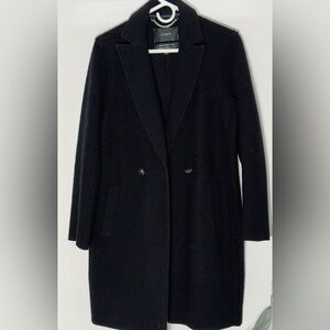 J Crew Daphne topcoat in boiled wool 4